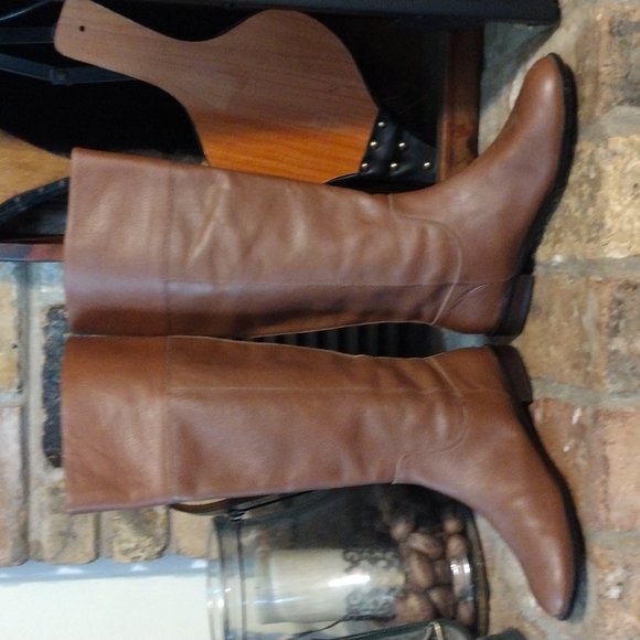 Banana Republic Knee High Leather Boots size 7.5M  Casual / preppy horse riding - Picture 6 of 8